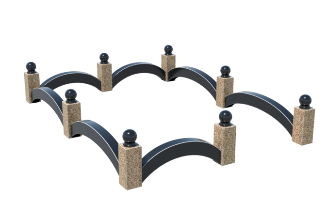 Цоколь на могилу №0018